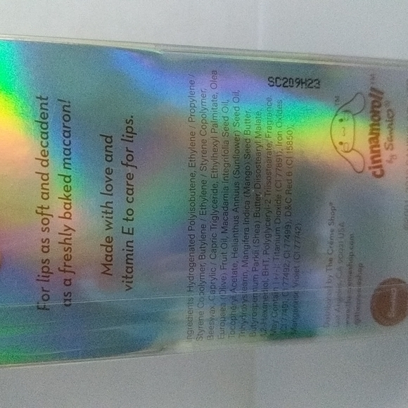 🍀 the creme shop 🍀 Cinnamoroll Macaron Lip Balm with Vitamin E Made in Korea🍀 - Picture 5 of 5